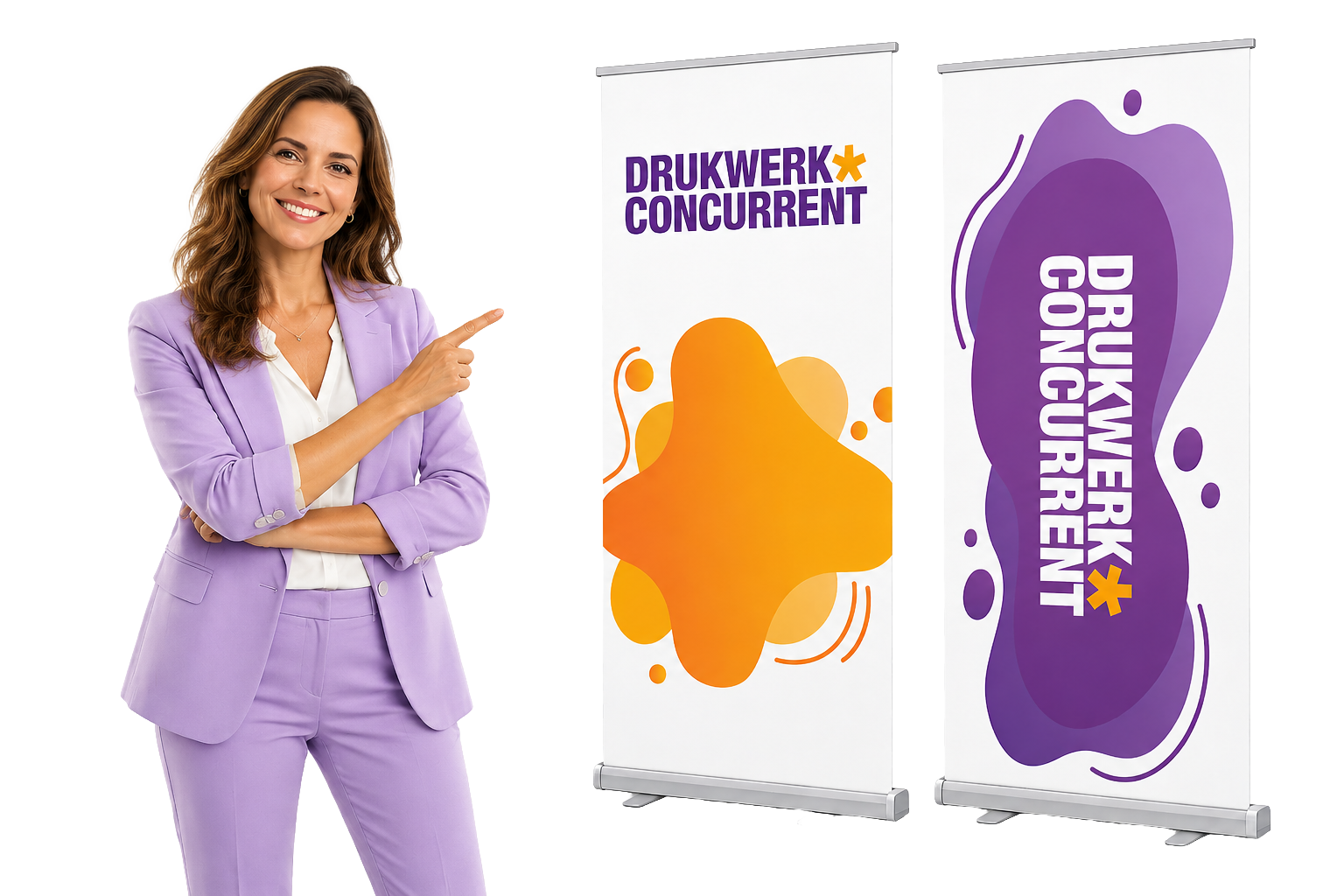Roll-up banners actie
